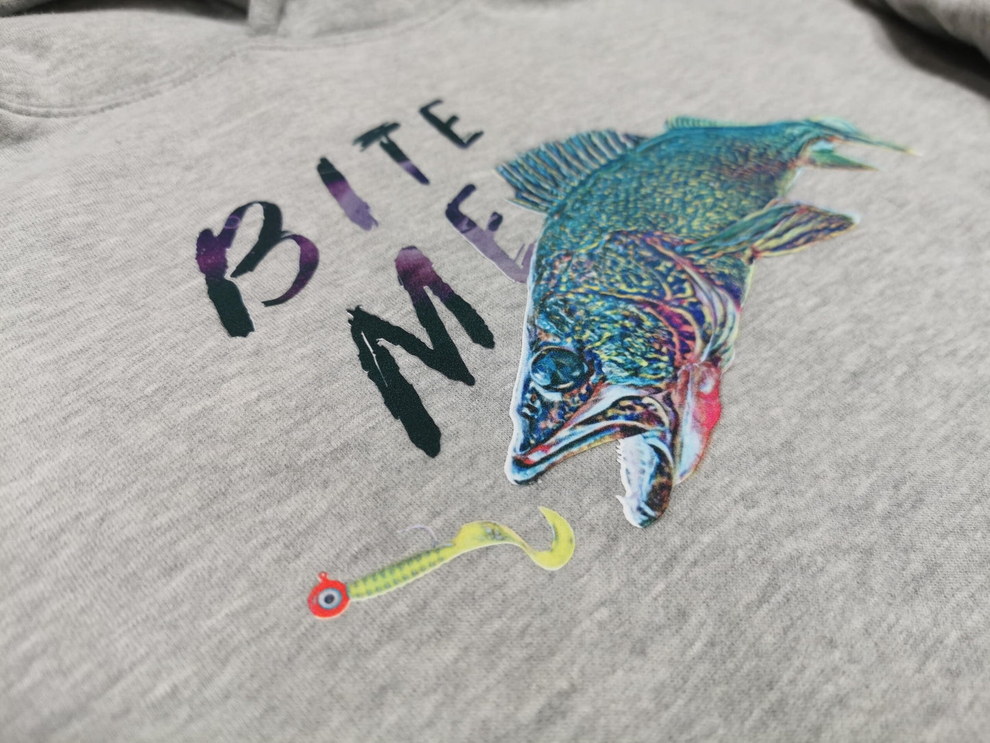 Ladies Bite Me Walleye Hoodie
