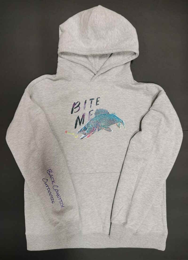Ladies Bite Me Walleye Hoodie