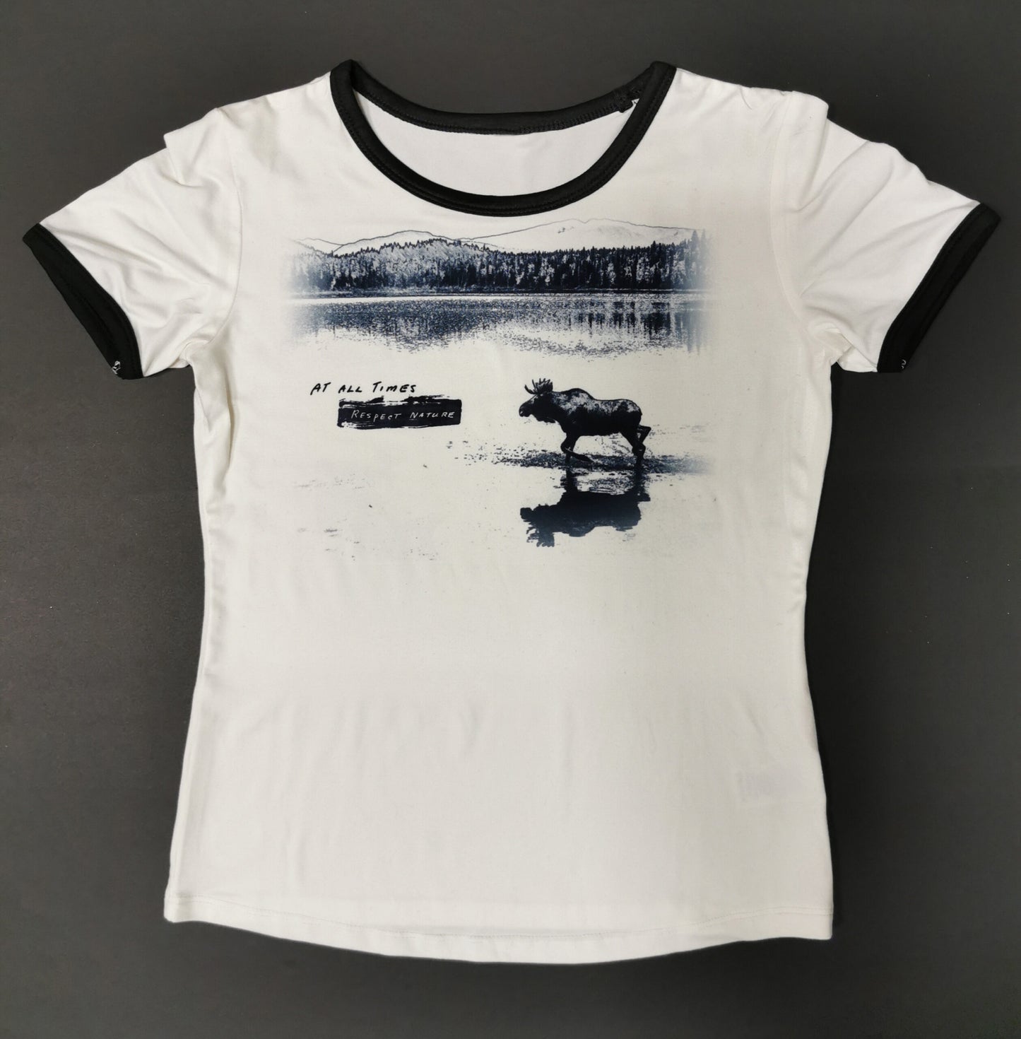 Ladies Respect Nature Moose Tee