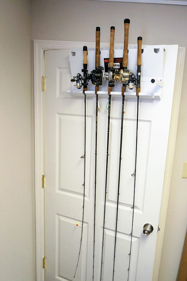Door Frame Fishing Rod Rack
