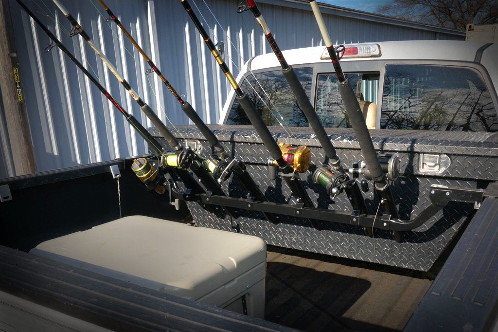 Fixed Truck Bed Fishing Rod Rack – Back Country Outdoors Fixed Truck Bed Fishing Rod Rack – Back Country Outdoors