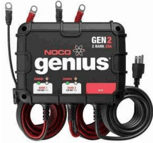 ADD ON - Two Bank Genius Charging System With Brackets