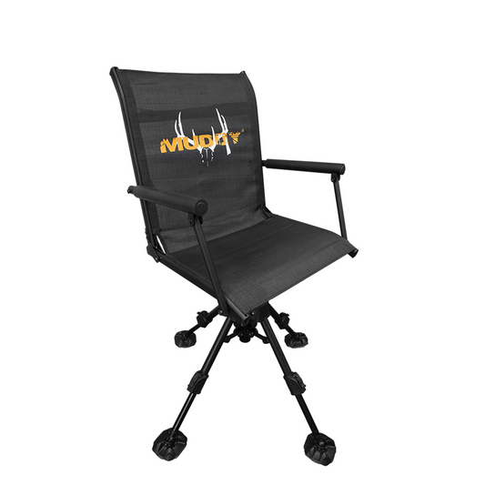 MUDDY - Swivel Ground Seat w/ Adjustable Legs